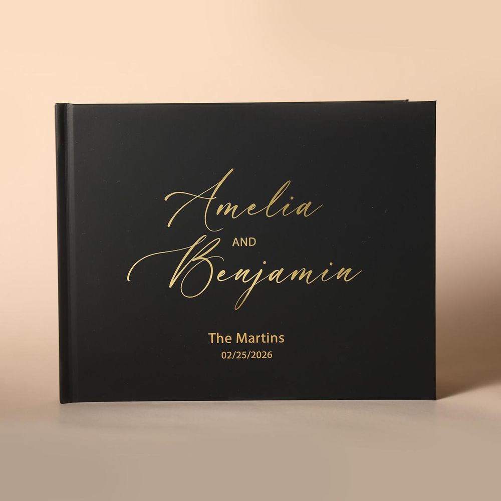 개인화 된 결혼식 방명록 우아한 화이트/블랙 게스트 로 - Custom Photo Book 리뷰 및 가격