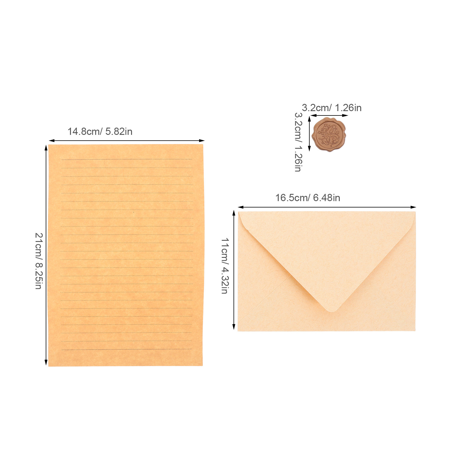 1세트: 고급스러운 빈티지 스타일의 편지 세트, 줄이  - Wax Seal Letter Kit 리뷰 및 가격